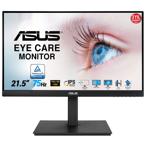 21.5 ASUS VA229QSB IPS FHD 75HZ 5MS HDMI VGA DP