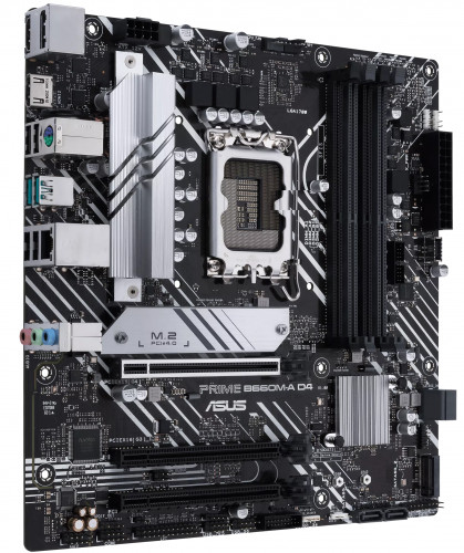 ASUS PRIME B660M-A D4 DDR4 5333(OC) HDMI DP M.2 mATX 1700P