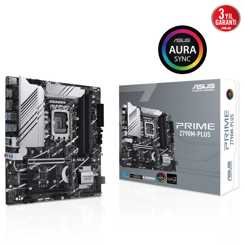 ASUS PRIME Z790M-PLUS DDR5 7200Mhz(OC) M.2 HDMI DP mATX 1700p