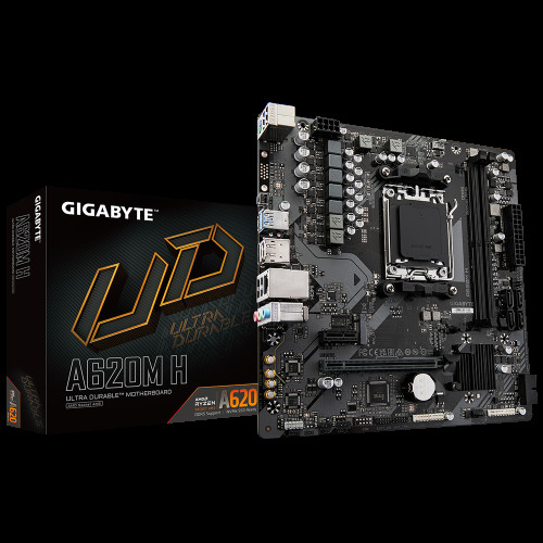 GIGABYTE A620M H DDR5 6400(OC) HDMI DP MATX AM5 