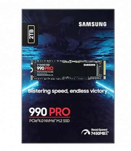 2TB SAMSUNG 990 PRO 7450/6900MB/s M.2 NVMe MZ-V9P2T0BW