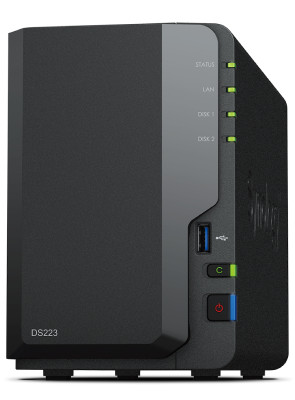 SYNOLOGY DS223 2 YUVALI NAS DEPOLAMA ÜNİTESİ