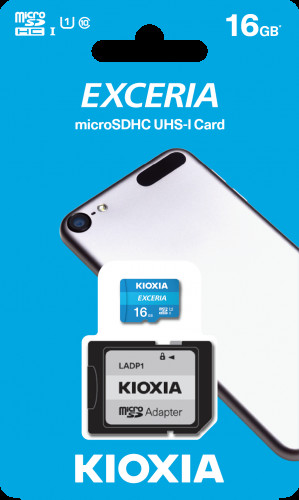 16GB MICRO SDHC C10 100MB/s KIOXIA LMEX1L016GG2