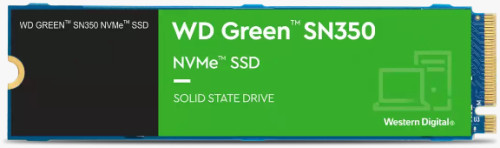 500GB WD GREEN M.2 NVMe SN350 2400/1500MB/s WDS500G2G0C SSD