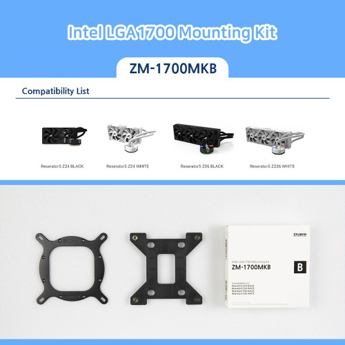 ZALMAN ZM-1700MKB RESERATOR5 SOKET KIT INTEL 1700P